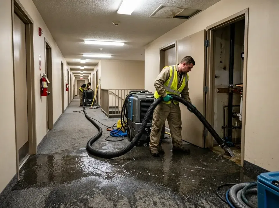 multi-unit-apartment-hallway-f-005 — frequently asked questions, Emergency Burst Pipe Water Extraction & Removal in Avon, IN